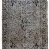 District Loom 1920s Antique Persian Mahal Area Rug 7'10" x 10'11"