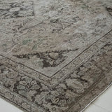 District Loom 1920s Antique Persian Mahal Area Rug 7'10" x 10'11"