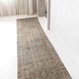District Loom 1900s Antique Persian Malayer Runner Rug 2'10" x 11'7"