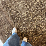 District Loom Vintage Persian Lilihan Area Rug 8'9" x 11'11"