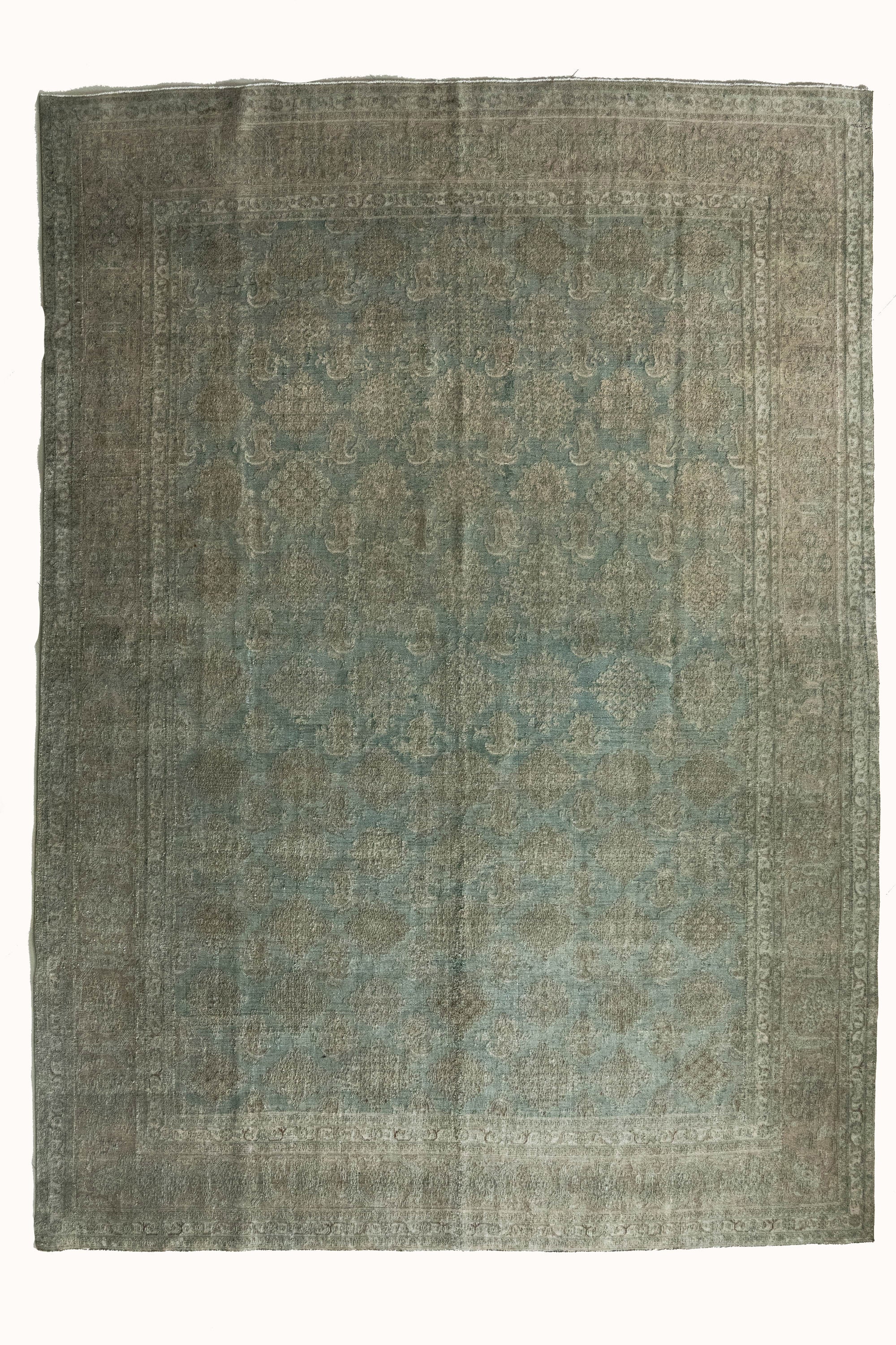 District Loom 1920s Antique Persian Dorosh Area Rug 8'6" x 11'3"