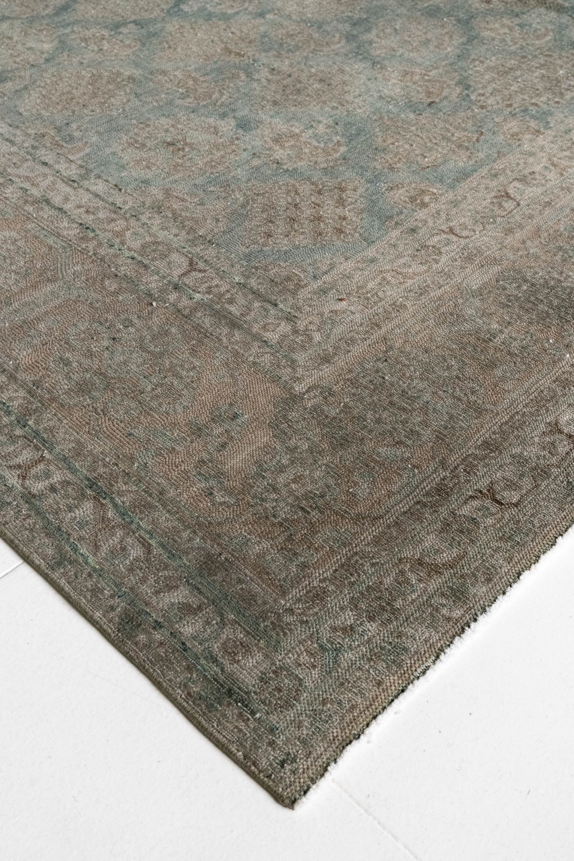 District Loom 1920s Antique Persian Dorosh Area Rug 8'6" x 11'3"