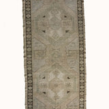 District Loom 1950s Vintage Turkish Kars Wide Runner Rug 4'6" x 11'5"