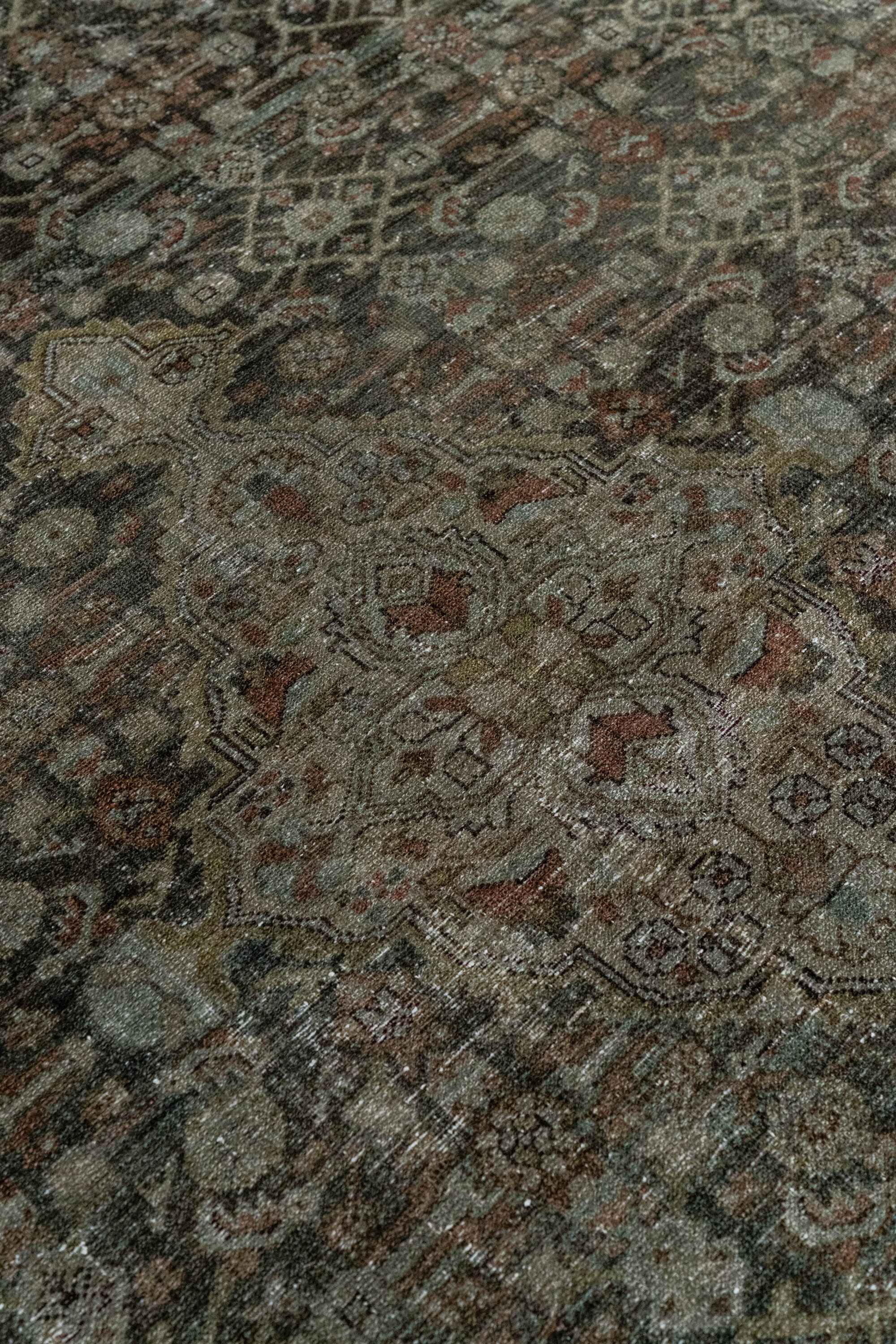 District Loom 1920s Antique Persian Malayer Area Rug 9'8" x 12'9"