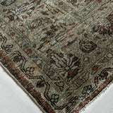 District Loom 1920s Antique Persian Malayer Area Rug 9'8" x 12'9"