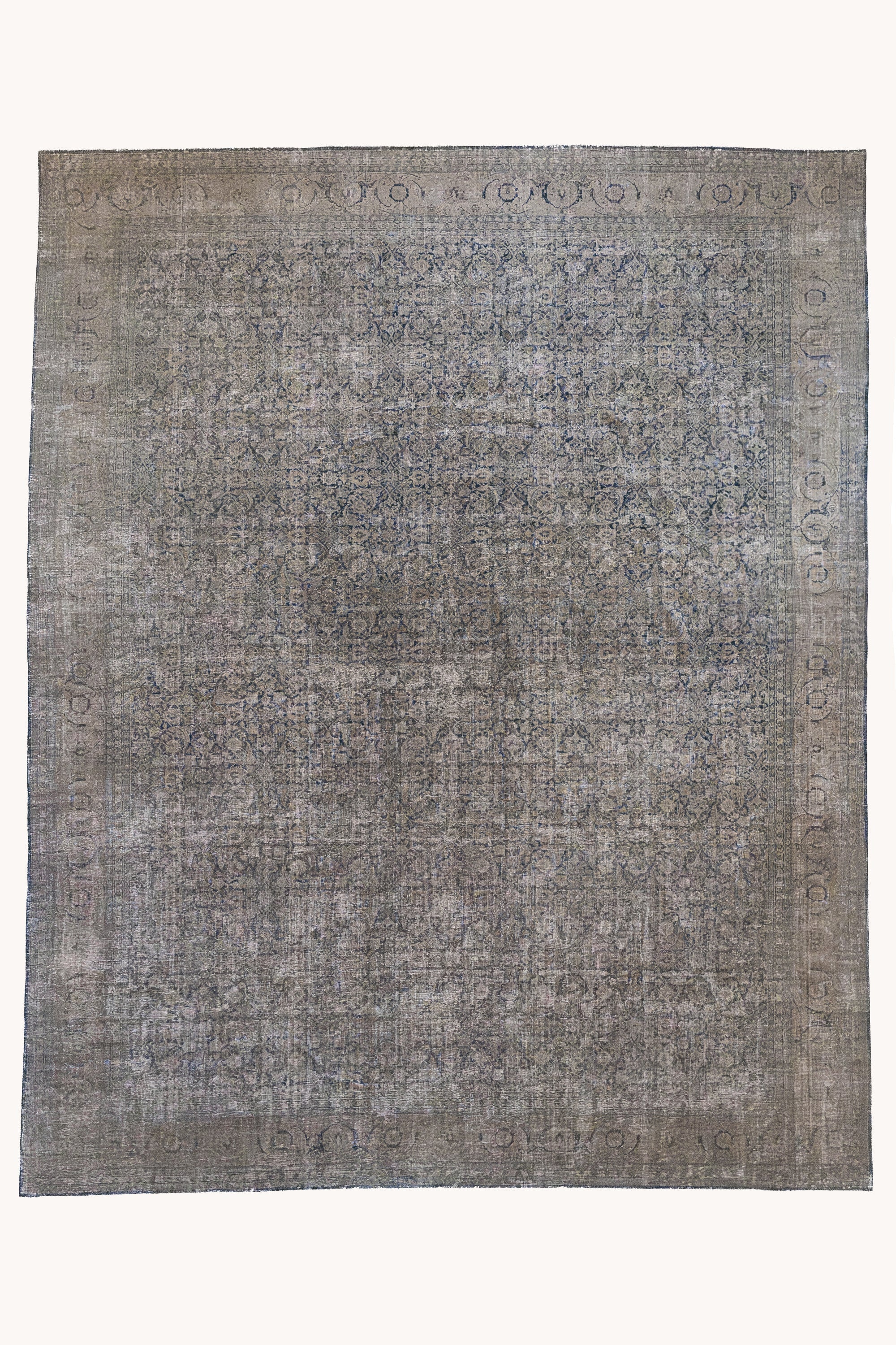 District Loom 1920s Antique Persian Malayer Area Rug 11' x 13'9"