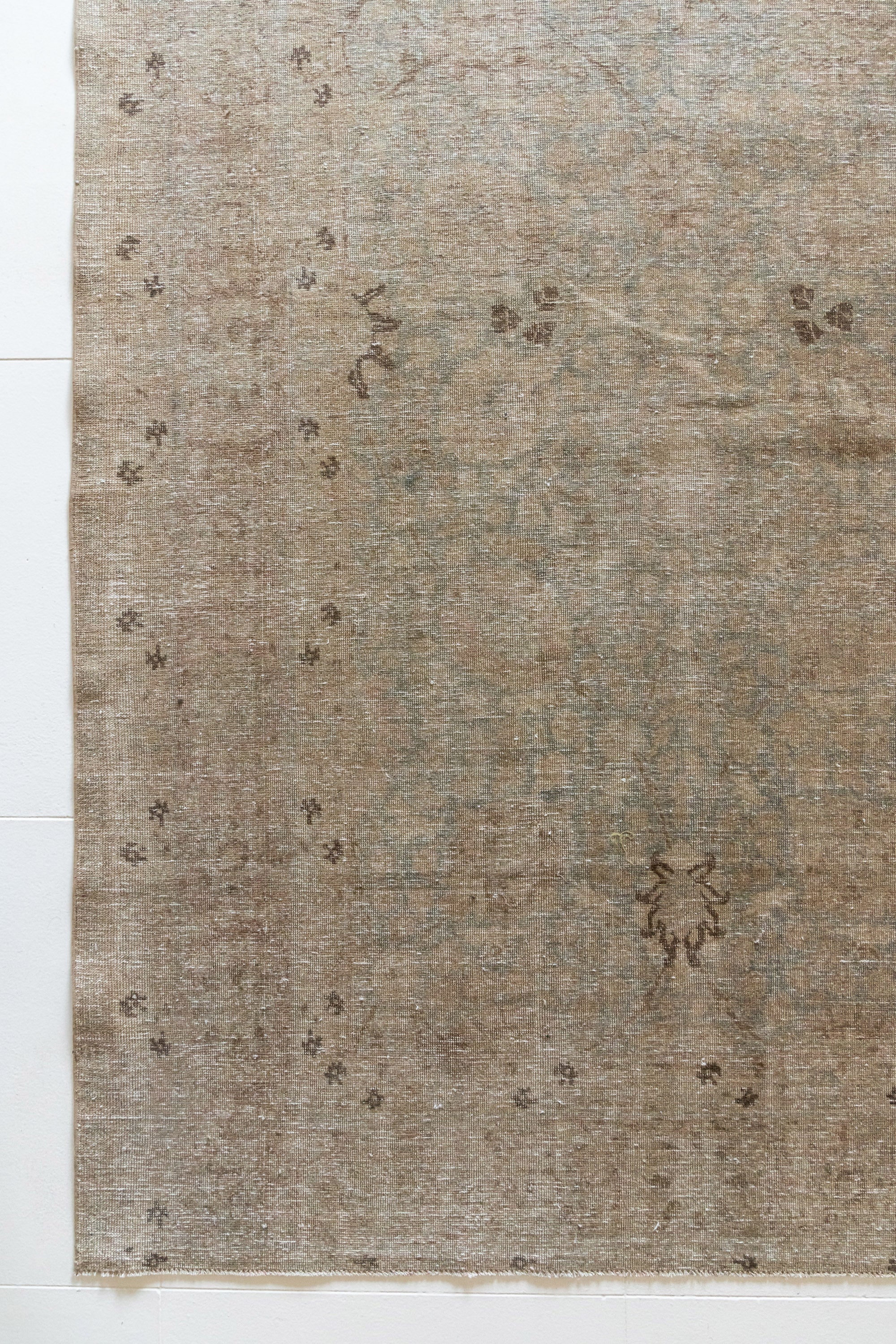District Loom 1930s Vintage Persian Tabriz Area Rug 8'2" x 10'9"