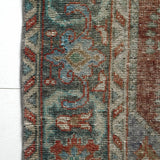 District Loom 1950s Vintage Turkish Anatolian Scatter Rug 5'3" x 8'3"