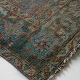 District Loom 1950s Vintage Turkish Anatolian Scatter Rug 5'3" x 8'3"