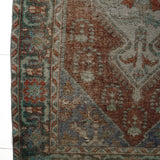 District Loom 1950s Vintage Turkish Anatolian Scatter Rug 5'3" x 8'3"