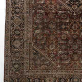 District Loom 1930s Vintage Persian Mahal Area Rug 7'7" x 10'4"