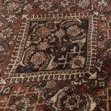 District Loom 1930s Vintage Persian Mahal Area Rug 7'7" x 10'4"