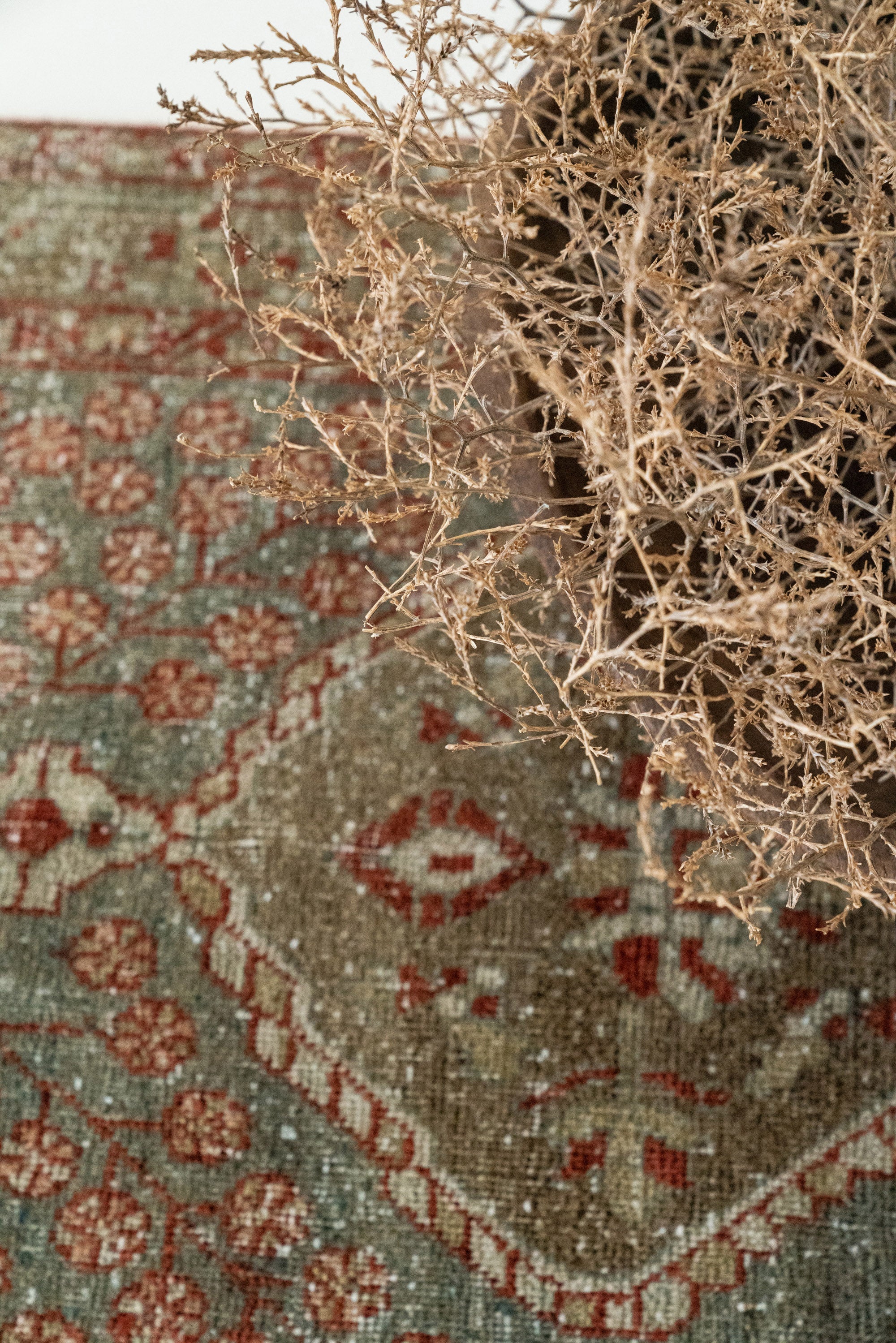 District Loom 1930s Vintage Persian Heriz Karaja Runner Rug 2'10" x 14'8"