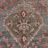 District Loom 1930s Vintage Persian Heriz Karaja Runner Rug 2'10" x 14'8"