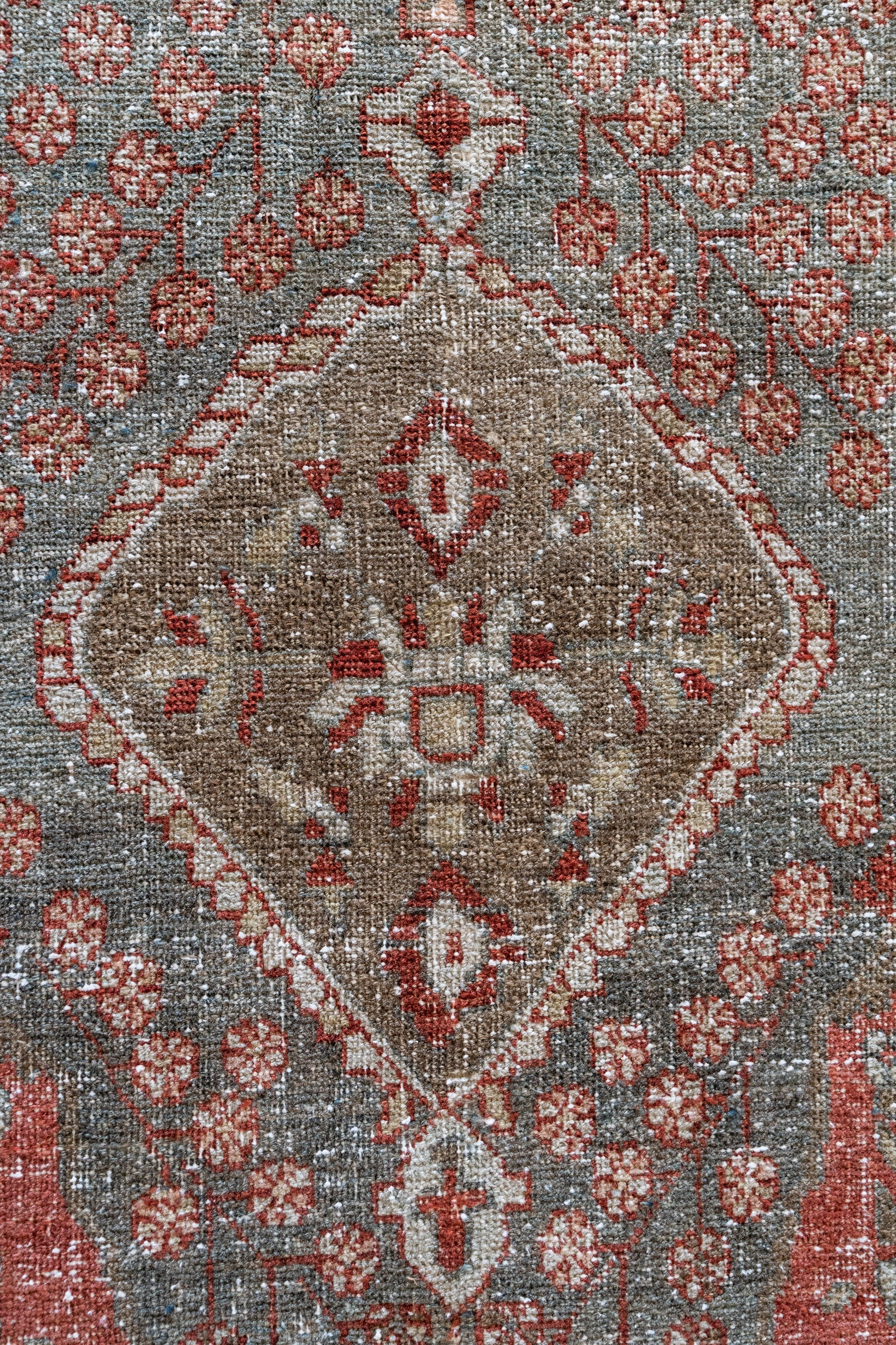 District Loom 1930s Vintage Persian Heriz Karaja Runner Rug 2'10" x 14'8"