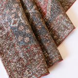 District Loom 1930s Vintage Persian Heriz Karaja Runner Rug 2'10" x 14'8"