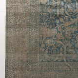 District Loom 1940s Vintage Persian Tabriz Mustafi Area Rug 9'9" x 13'1"