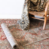 District Loom 1930s Vintage Persian Heriz Karaja Runner Rug 2'10" x 14'8"