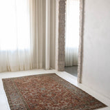 District Loom 1940s Vintage Persian Heriz Area Rug 6'4" x 9'3"