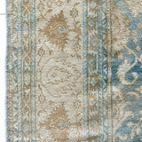 District Loom 1920s Antique Indian Agra Area Rug 9'7" x 16'4"
