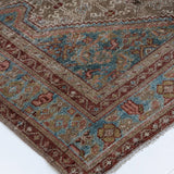 District Loom 1940s Vintage Persian Scatter Rug 4' x 6'9"