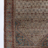 District Loom 1940s Vintage Persian Scatter Rug 4' x 6'9"
