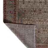 District Loom 1940s Vintage Persian Scatter Rug 4' x 6'9"