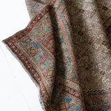 District Loom 1940s Vintage Persian Scatter Rug 4' x 6'9"