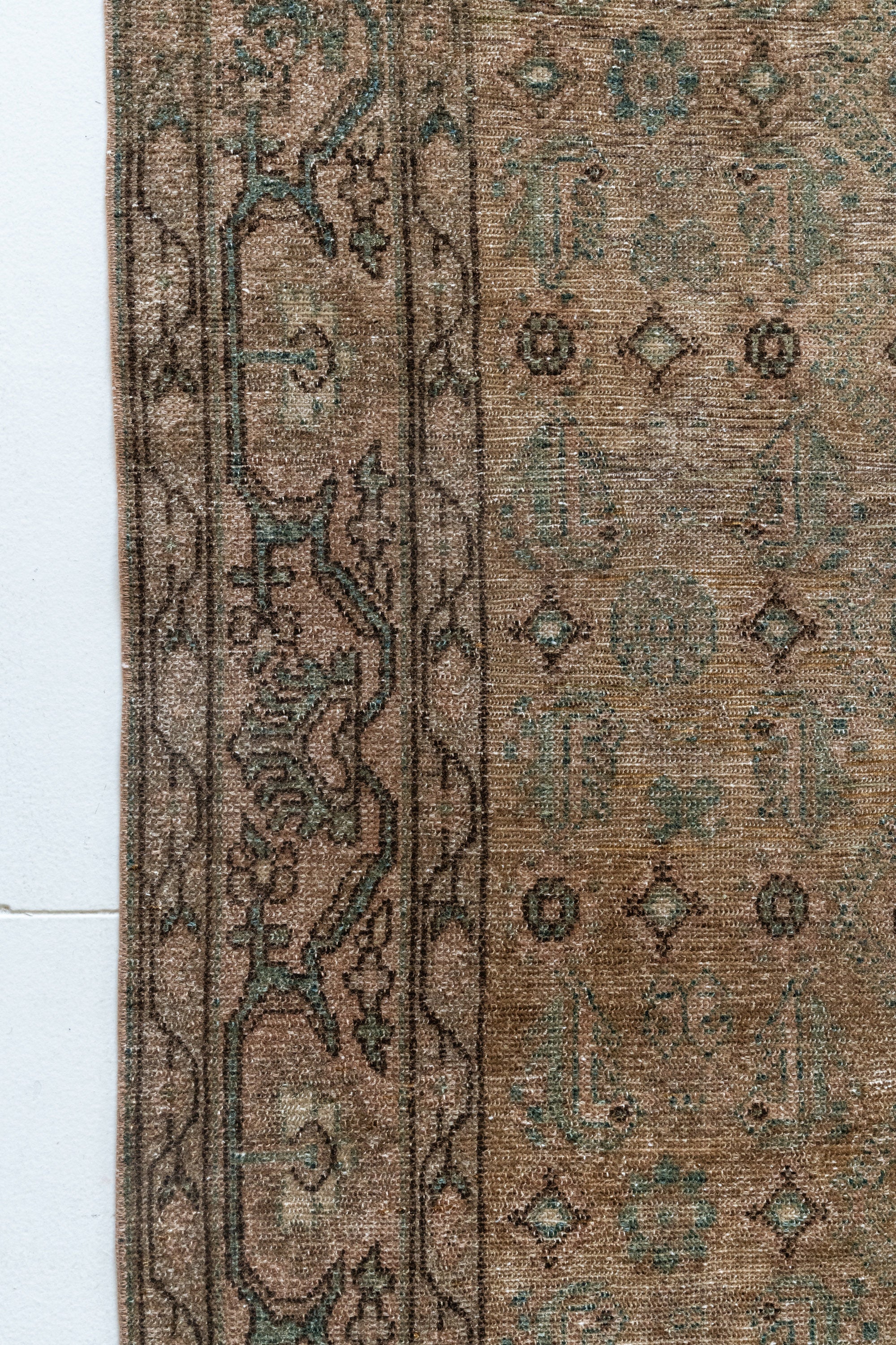 District Loom 1940s Vintage Persian Malayer Runner Rug 3'3" x 12'8"