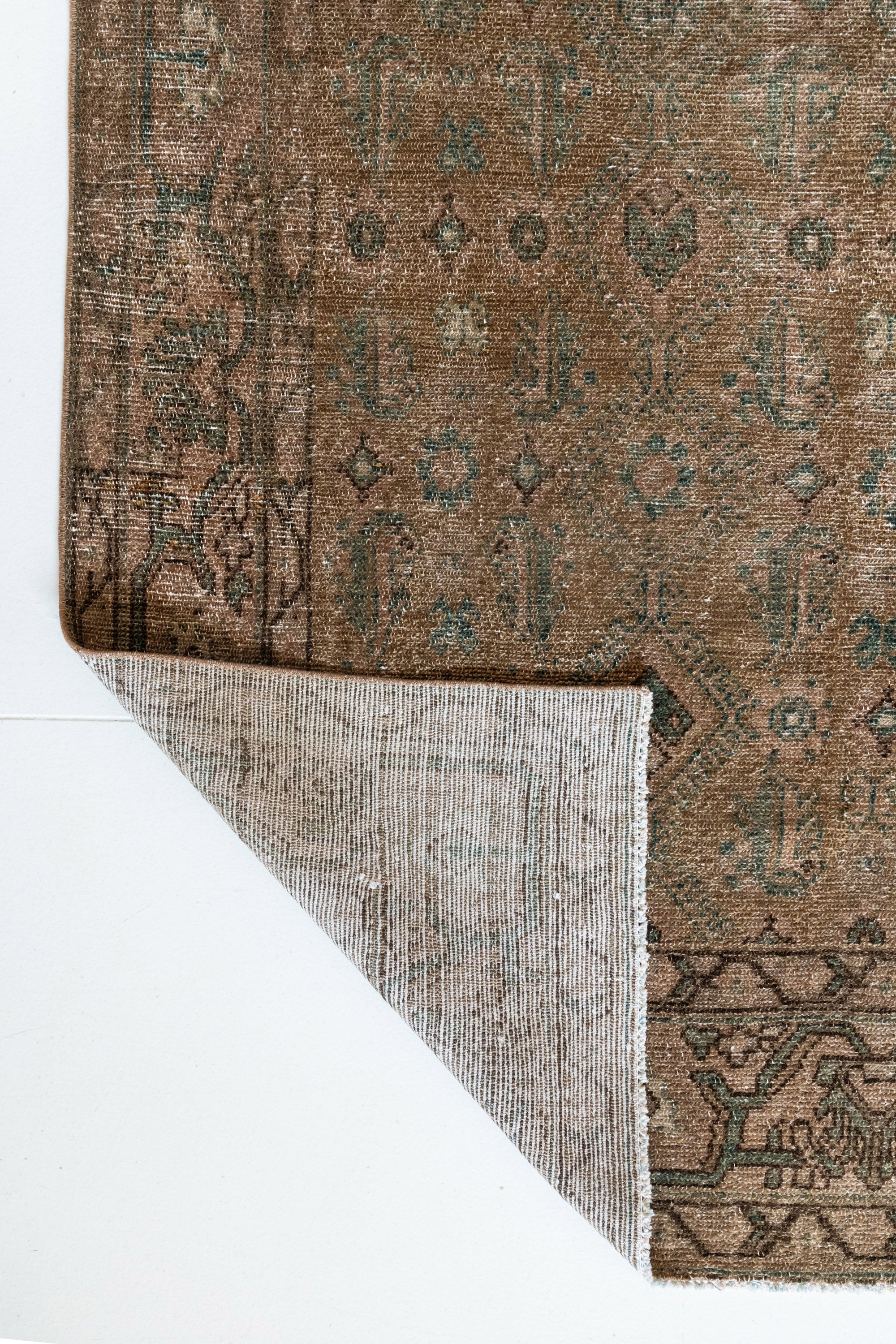 District Loom 1940s Vintage Persian Malayer Runner Rug 3'3" x 12'8"