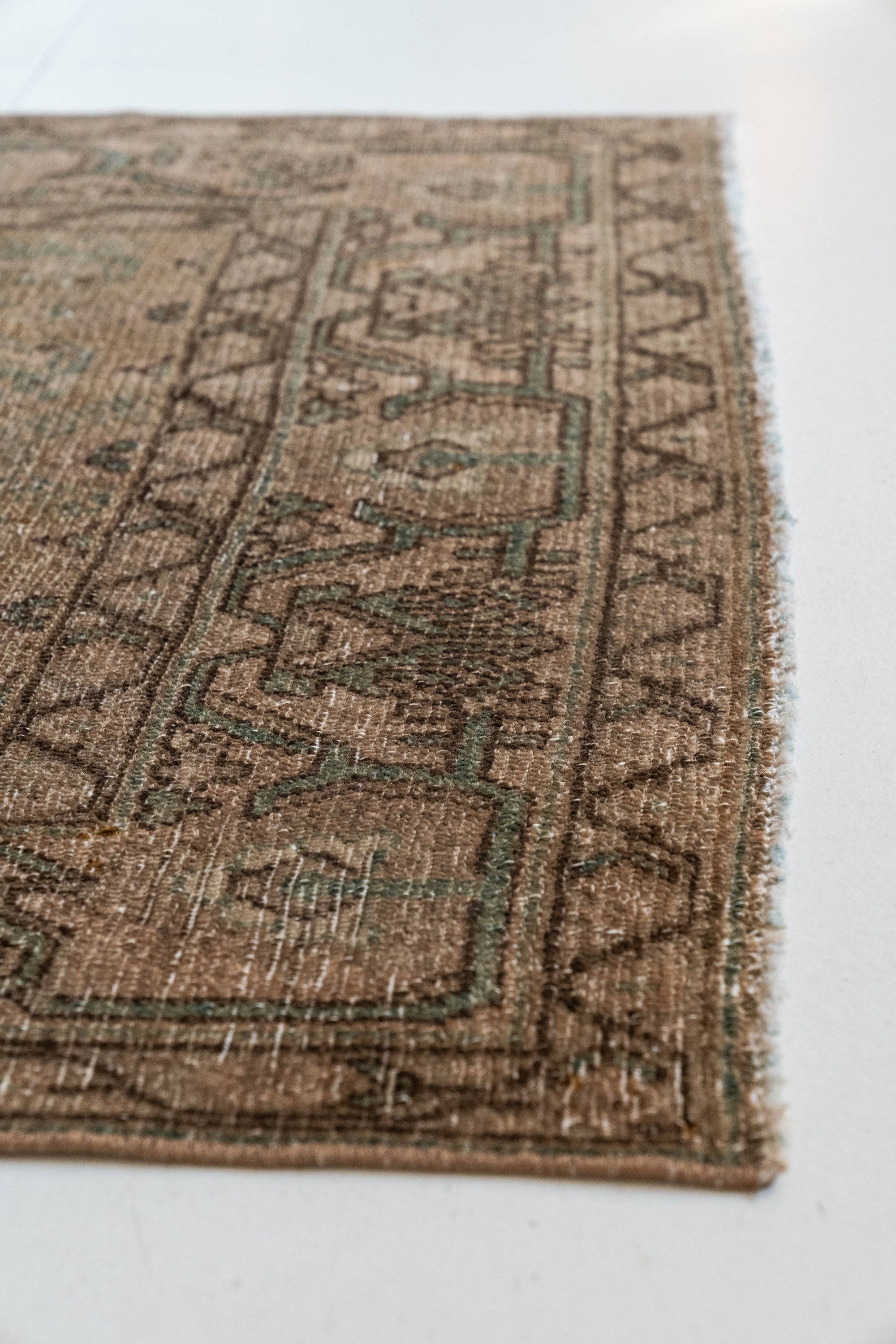 District Loom 1940s Vintage Persian Malayer Runner Rug 3'3" x 12'8"