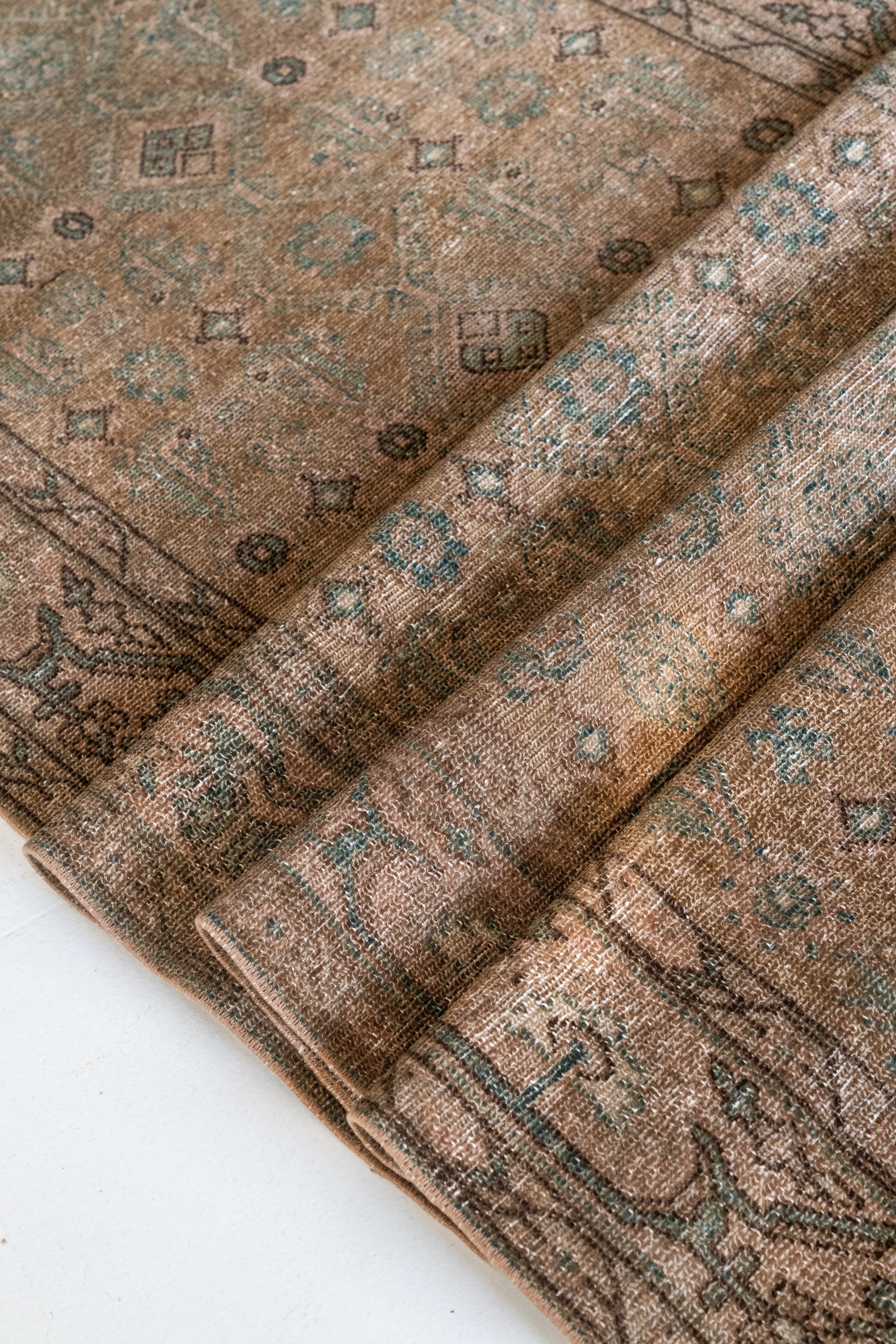 District Loom 1940s Vintage Persian Malayer Runner Rug 3'3" x 12'8"