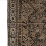 District Loom 1920s Antique Persian Shiraz Scatter Rug 5'6" x 9'3"