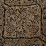 District Loom 1920s Antique Persian Shiraz Scatter Rug 5'6" x 9'3"