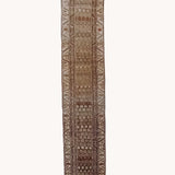 District Loom 1920s Antique Persian Malayer Runner Rug 2'7" x 15'5"