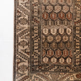 District Loom 1920s Antique Persian Malayer Runner Rug 2'7" x 15'5"