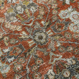 District Loom 1920s Antique Persian Mahal Area Rug 8'8" x 11'5"