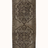 District Loom 1950s Vintage Turkish Runner Rug 3'5" x 9'11"
