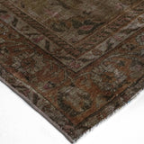District Loom 1900s Antique Persian Lilihan Scatter Rug 3'11" x 6'5"