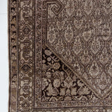 District Loom 1940s Vintage Persian Malayer Wide Runner Rug 5'4" x 11'8"